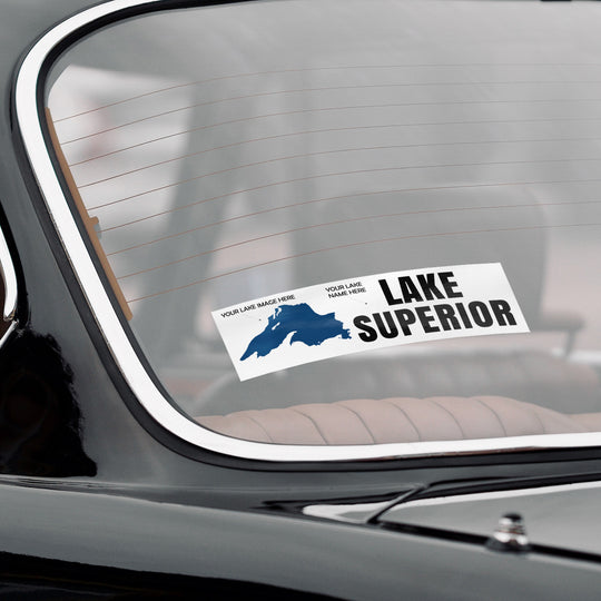 Custom Lake Bumper Sticker