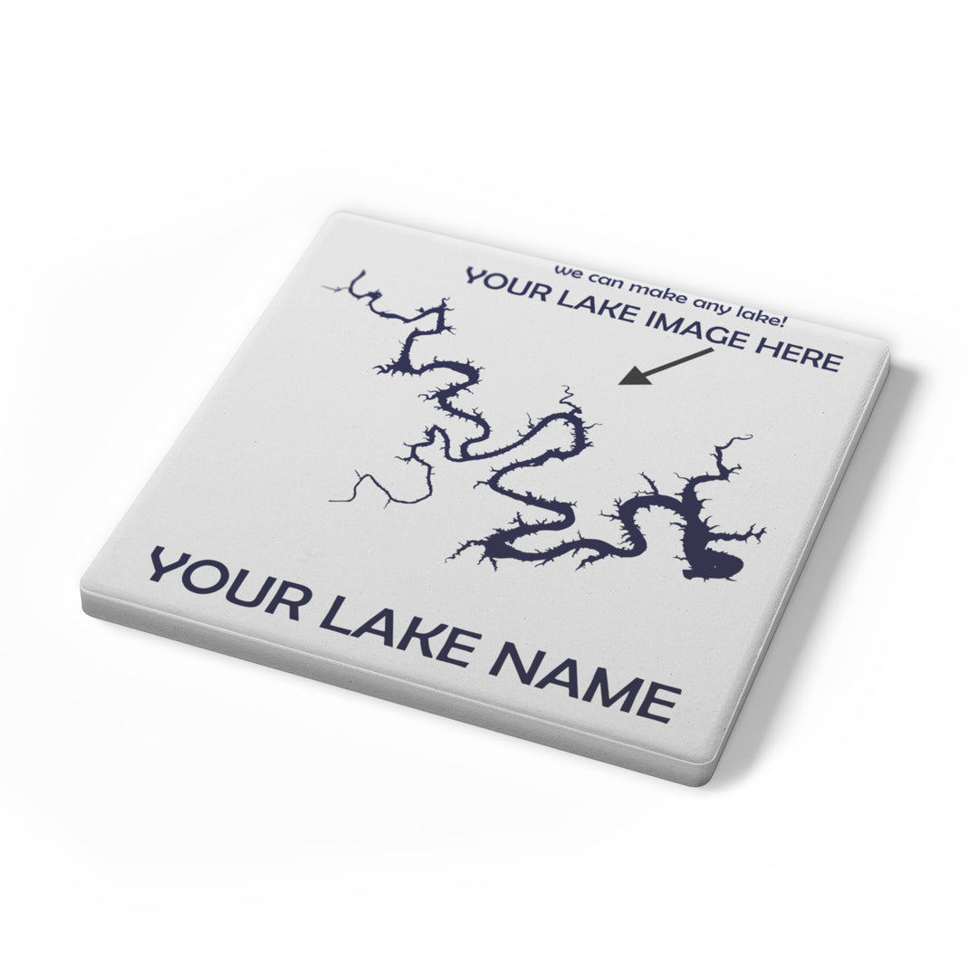 Custom Lake Soapstone Coaster