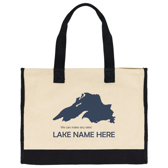 Custom Lake Cotton Tote Bag