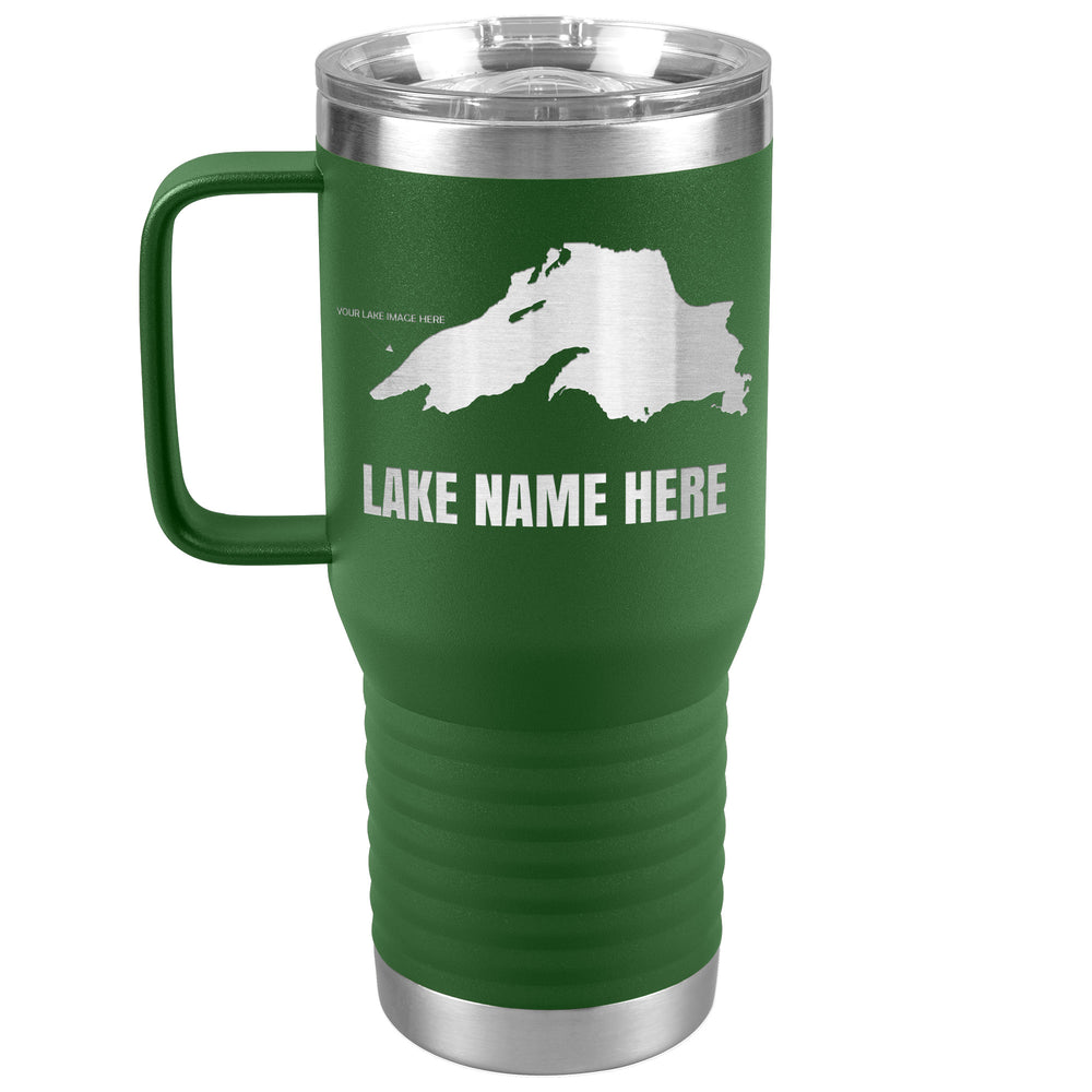 Custom Lake 20oz Handle Tumbler