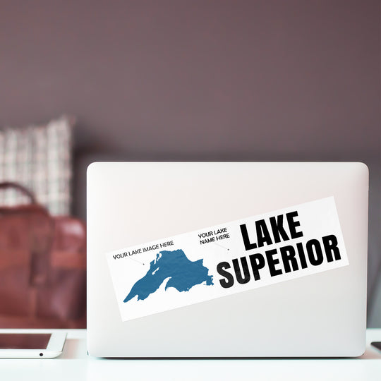 Custom Lake Bumper Sticker