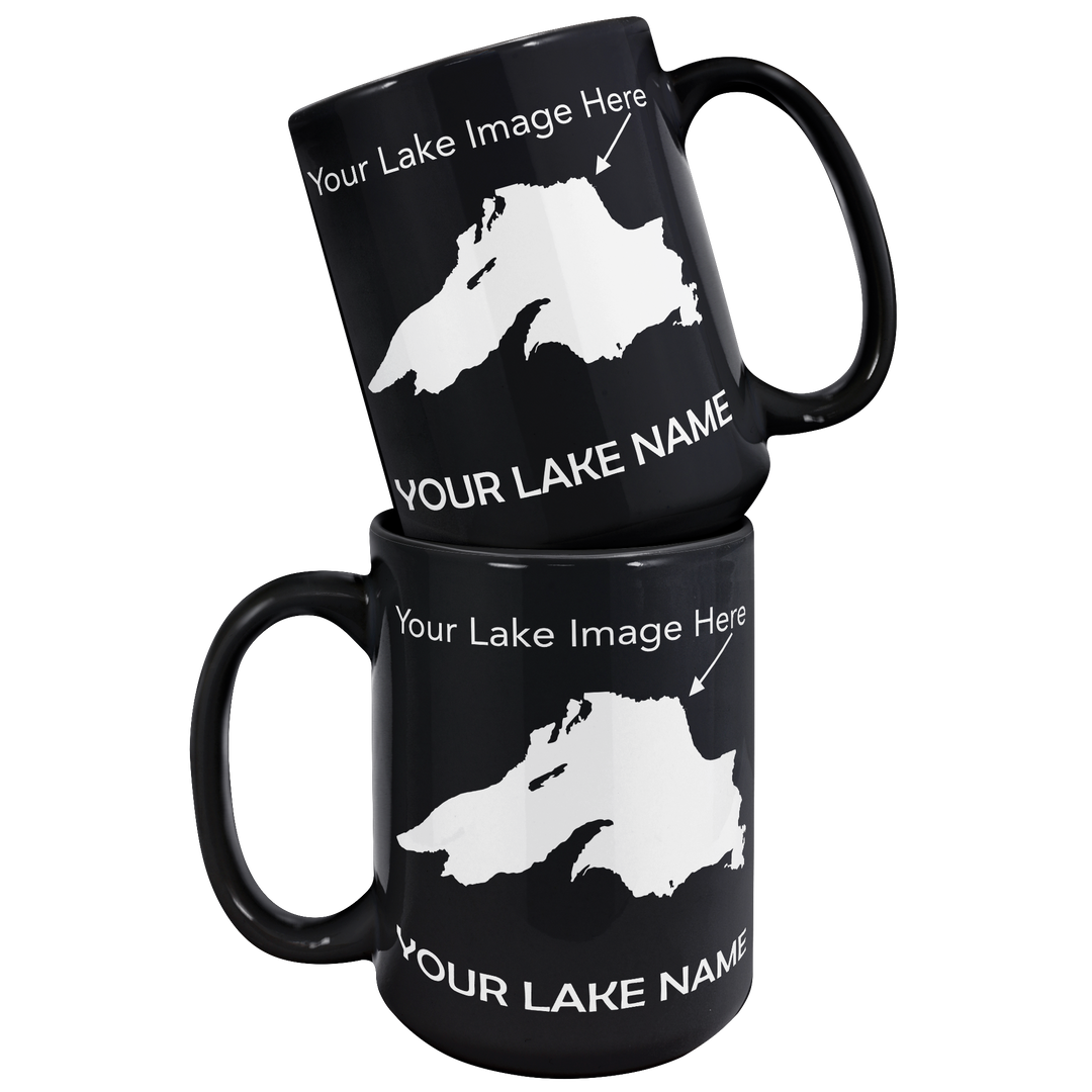 Custom Lake Mug White 15oz.