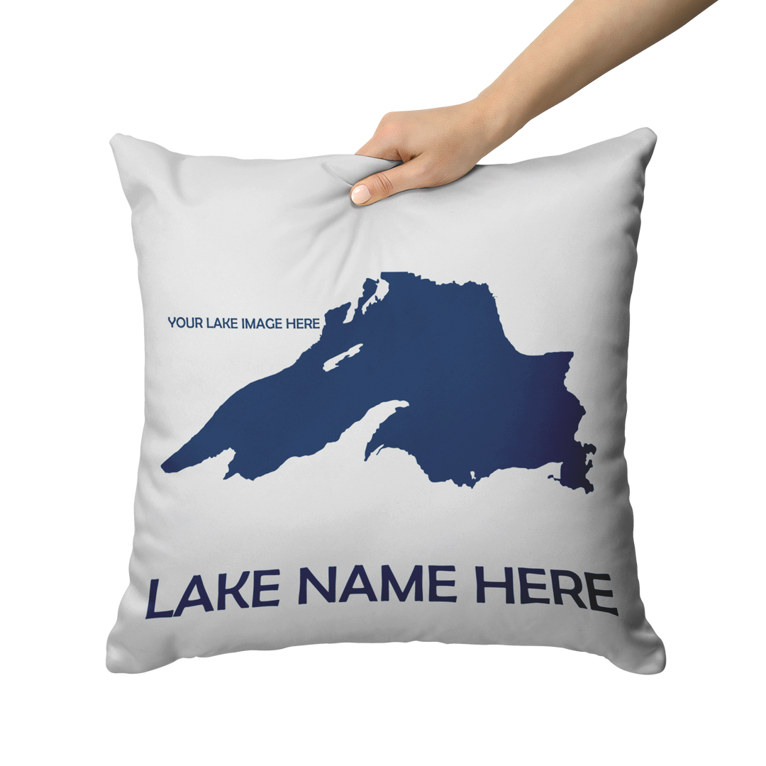 Custom Lake Broadcloth Pillow