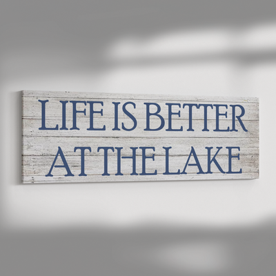 Lake Decor Canvas