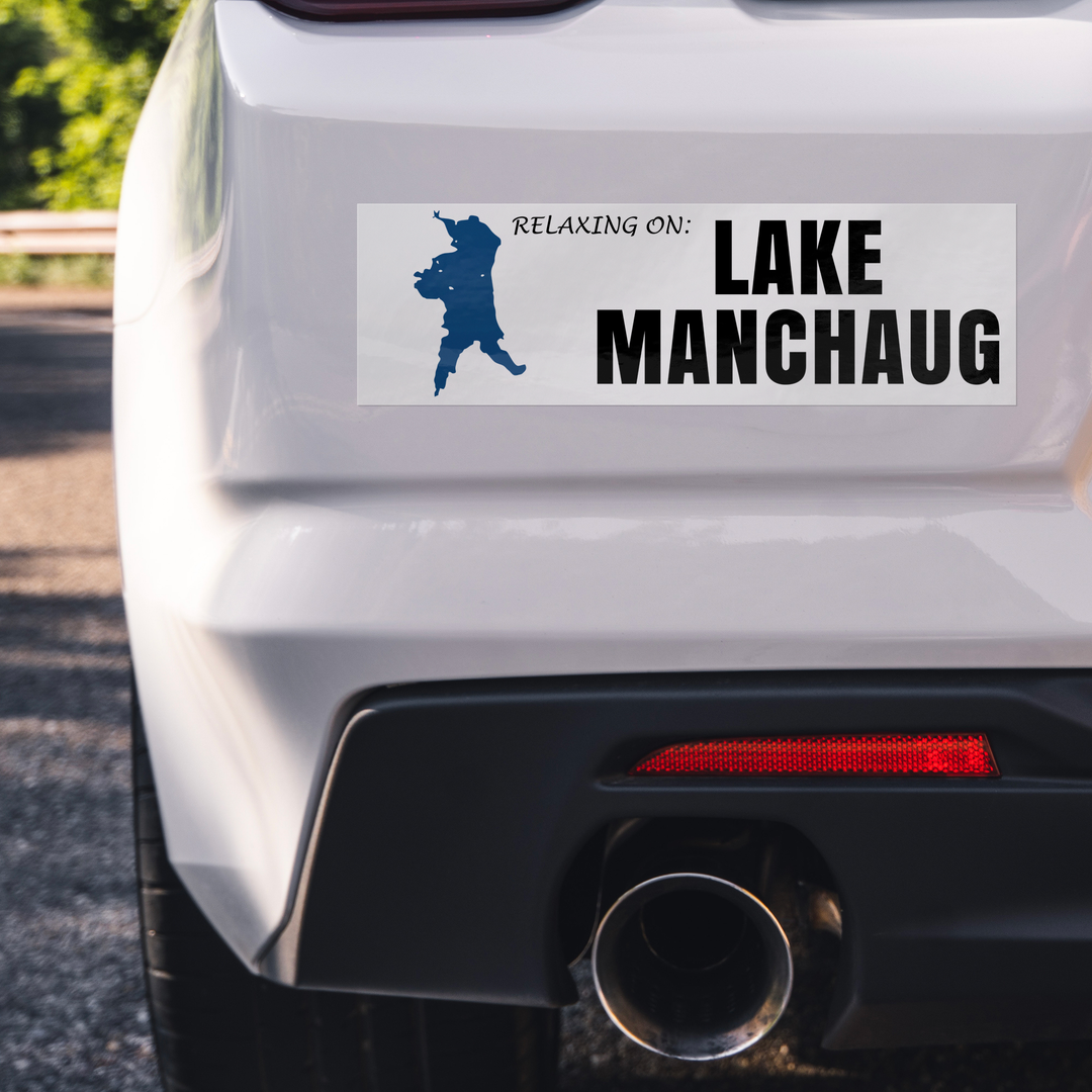Lake Shape Sticker Custom Lake Bumper Sticker – Home Lake Goods