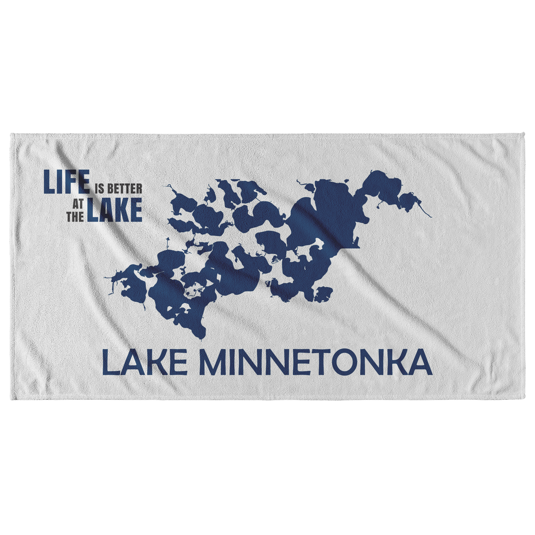 Custom Lake Beach Towel