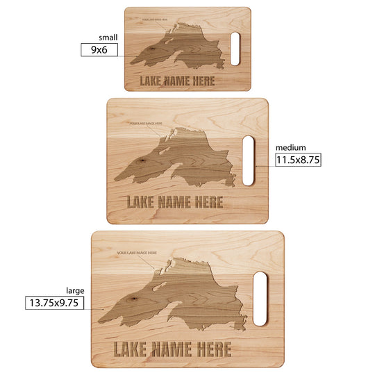 Custom Lake Maple Cutting Board