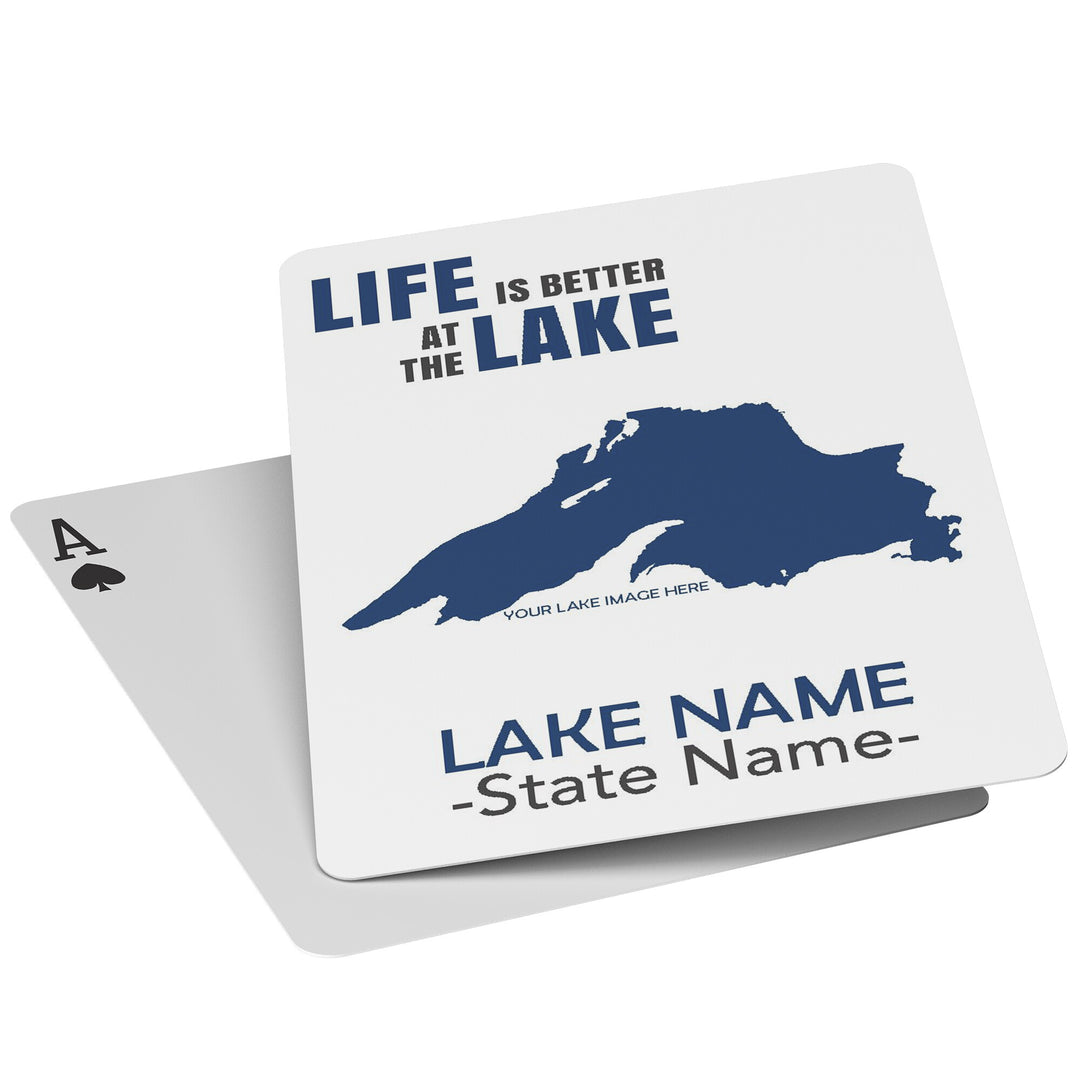 Custom Lake Playing Cards