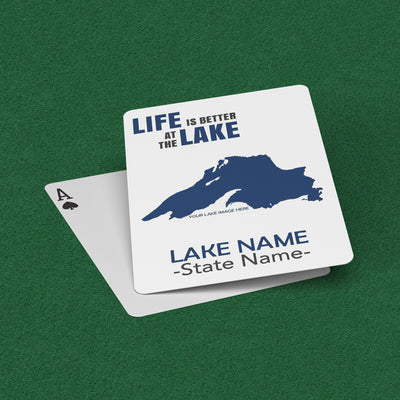 Custom Lake Playing Cards