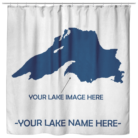Custom Lake Shower Curtain