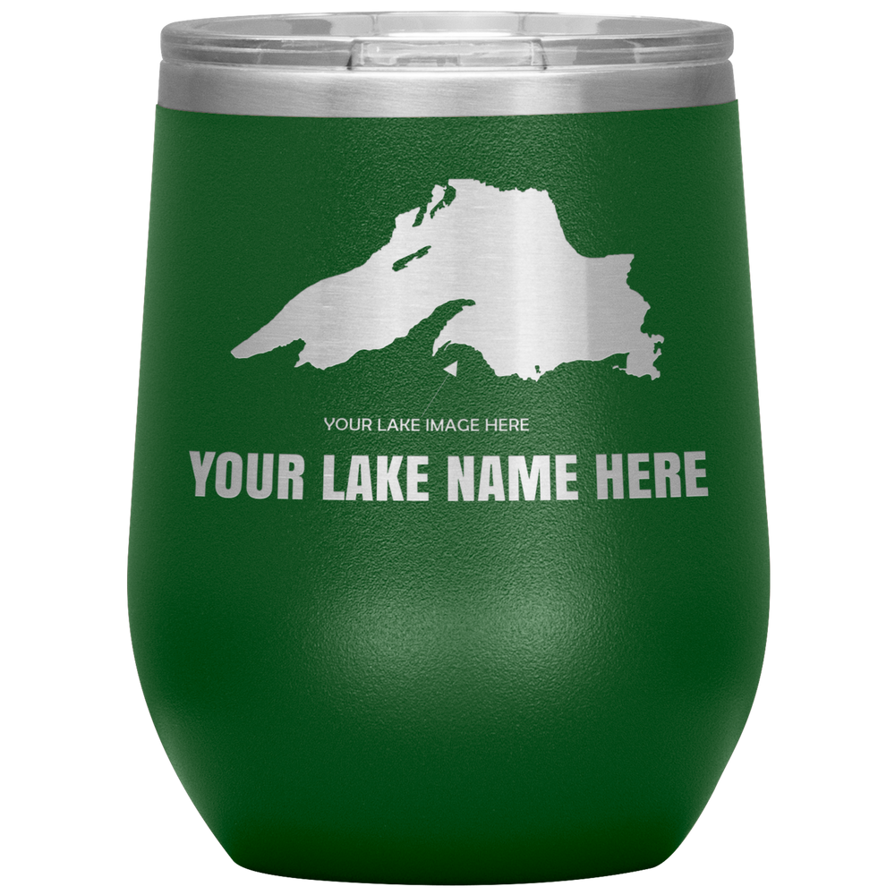 Custom Lake Wine Tumbler