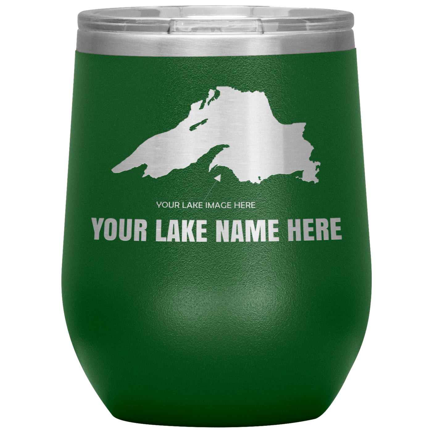 Custom Lake Wine Tumbler